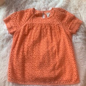 J Crew Eyelet Blouse